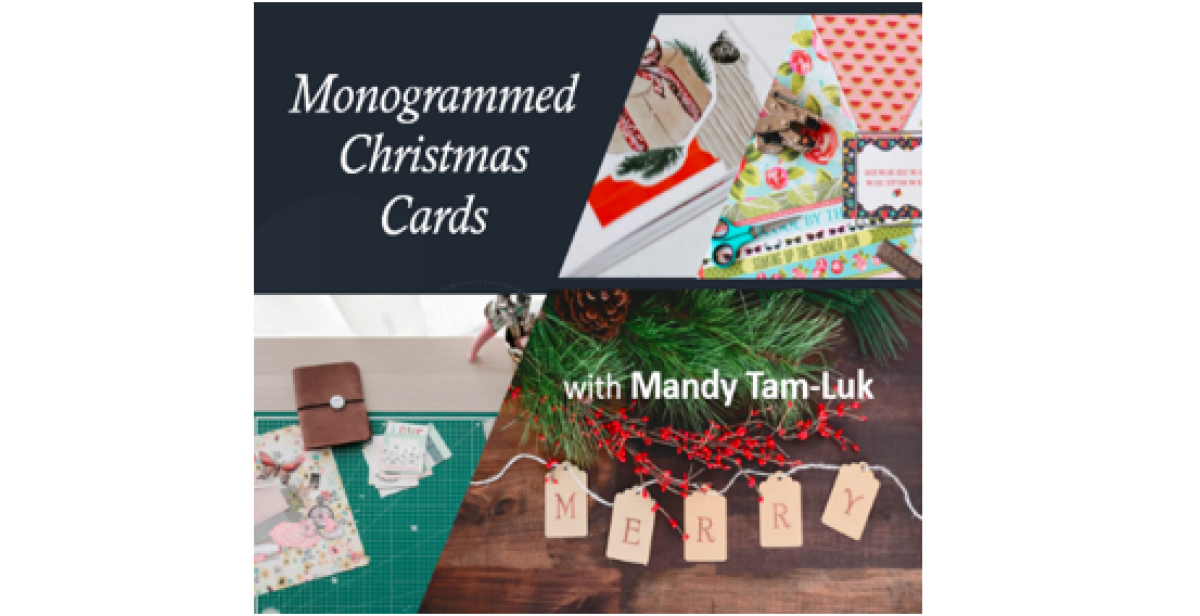 Monogrammed Christmas Cards with Mandy Tam-Luk
