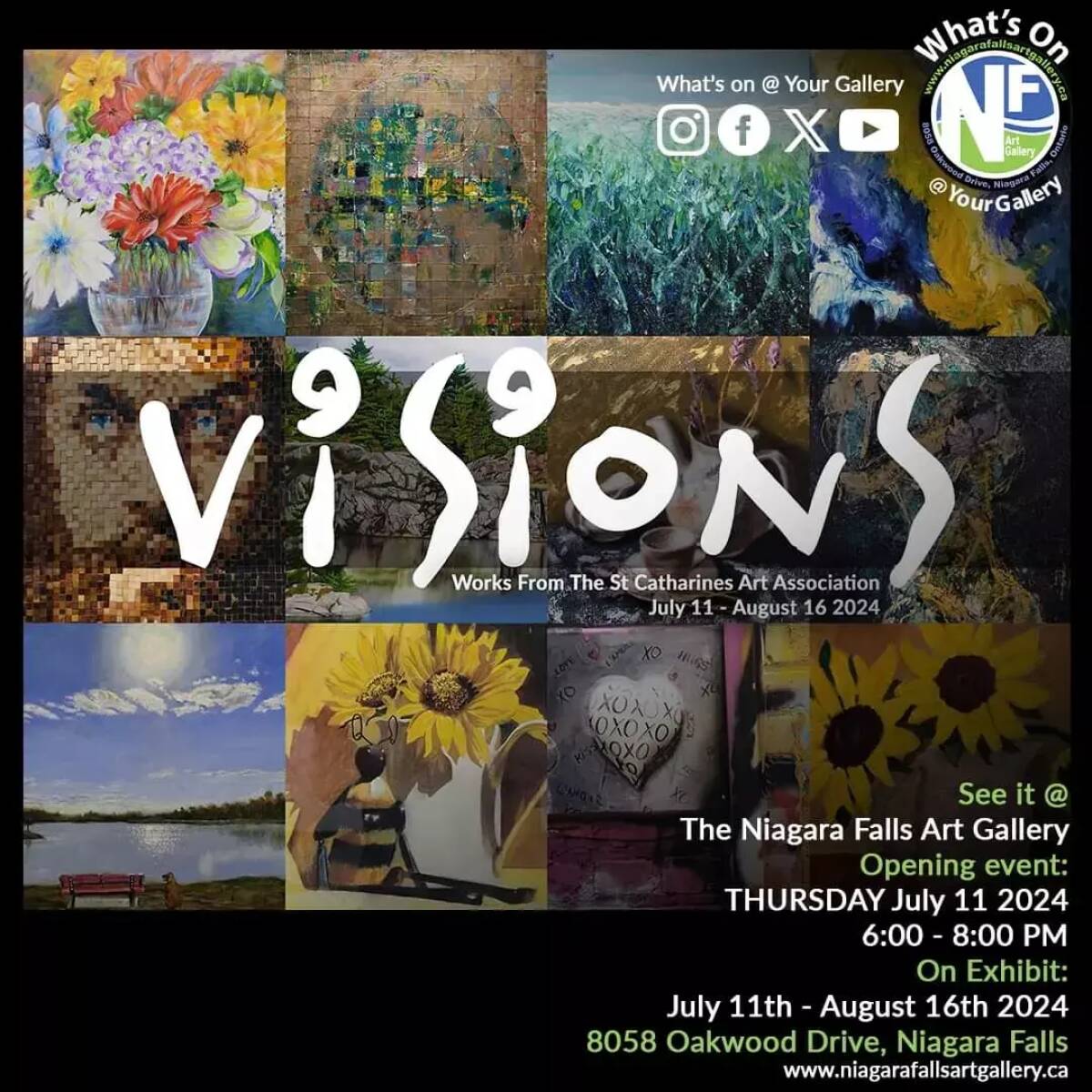 VISIONS SCAA Group Art Exhibit